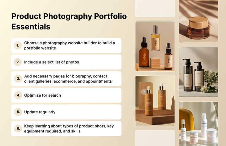 Fundamentos de un portafolio de fotografía de productos