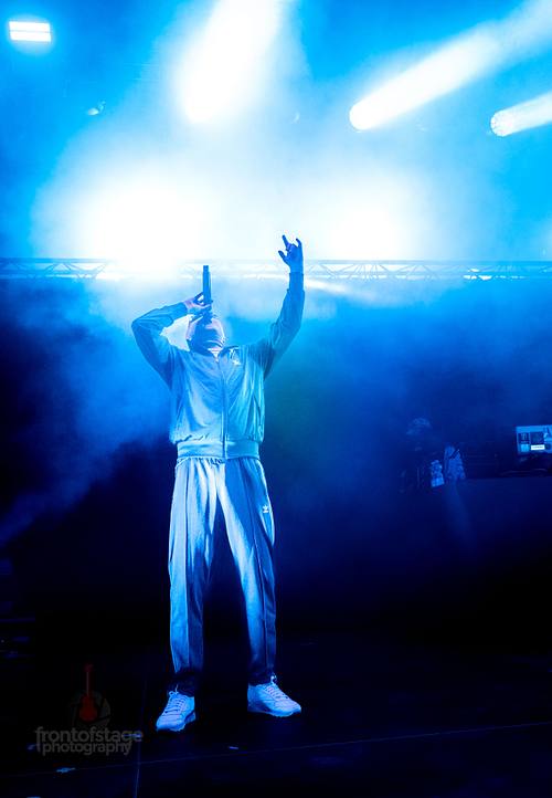 Die deutsche Rap-Band TIEFBASSKOMMANDO auf dem 25. Campus Open Air in Wismar 2025.
