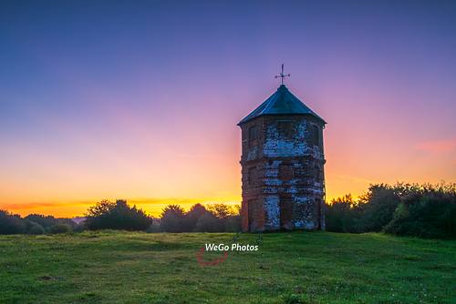 Pepperbox Hill at Sunrise, Purple Sky