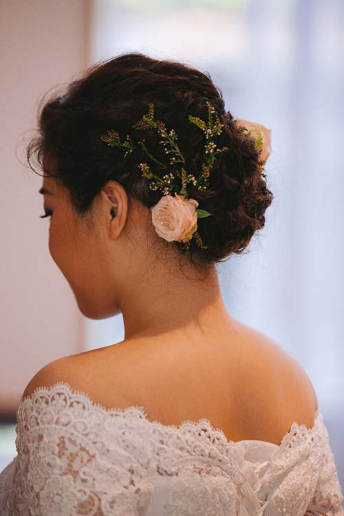 Bride Getting Ready
