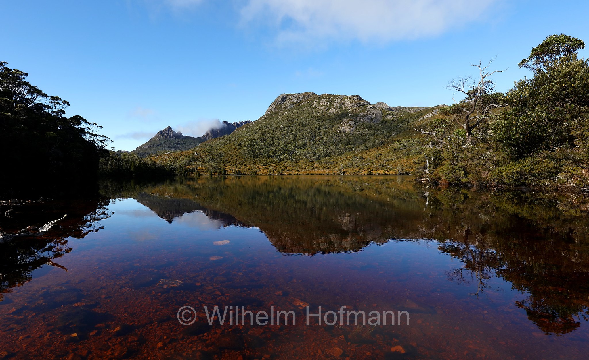Lake Lilla, Cradle Mountain National Park, Cradle Mountain-Lake St Clair National Park, Cradle-Mountain-Lake-St.-Clair-Nationalpark, Parco nazionale del monte Cradle-lago St Clair, Tasmania, Tasmanien, Australia, Australien