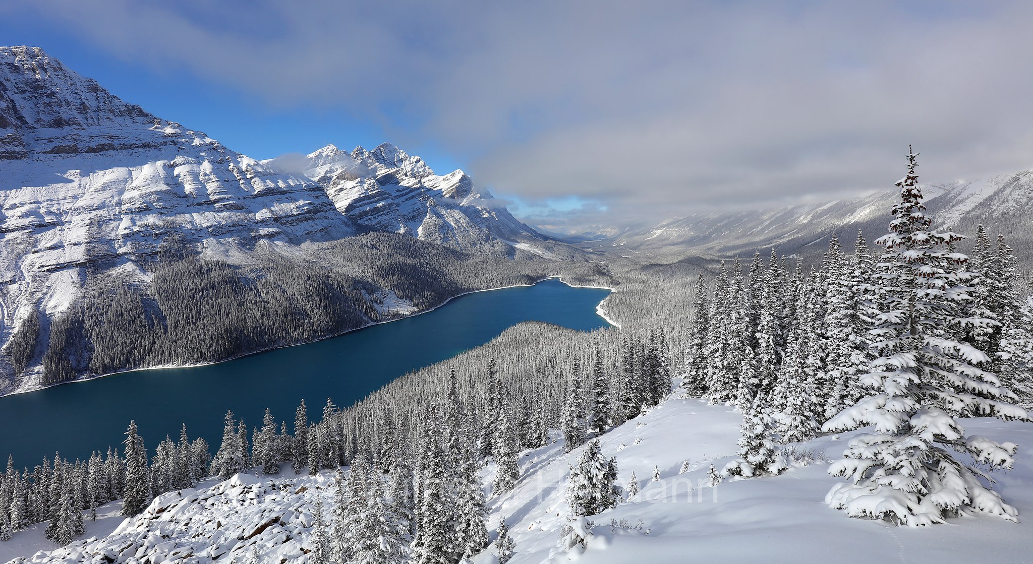 Peyto Lake, Lago Peyto, Banff National Park, Banff-Nationalpark, Parco nazionale Banff, Alberta, Canada, Kanada
