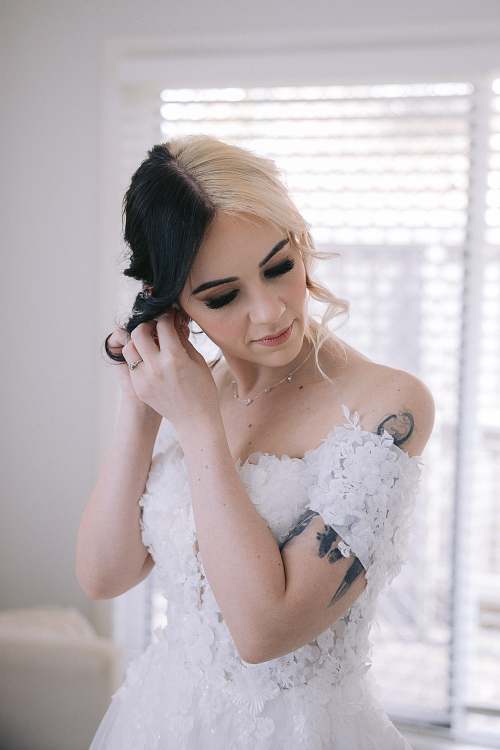 Bride Getting Ready