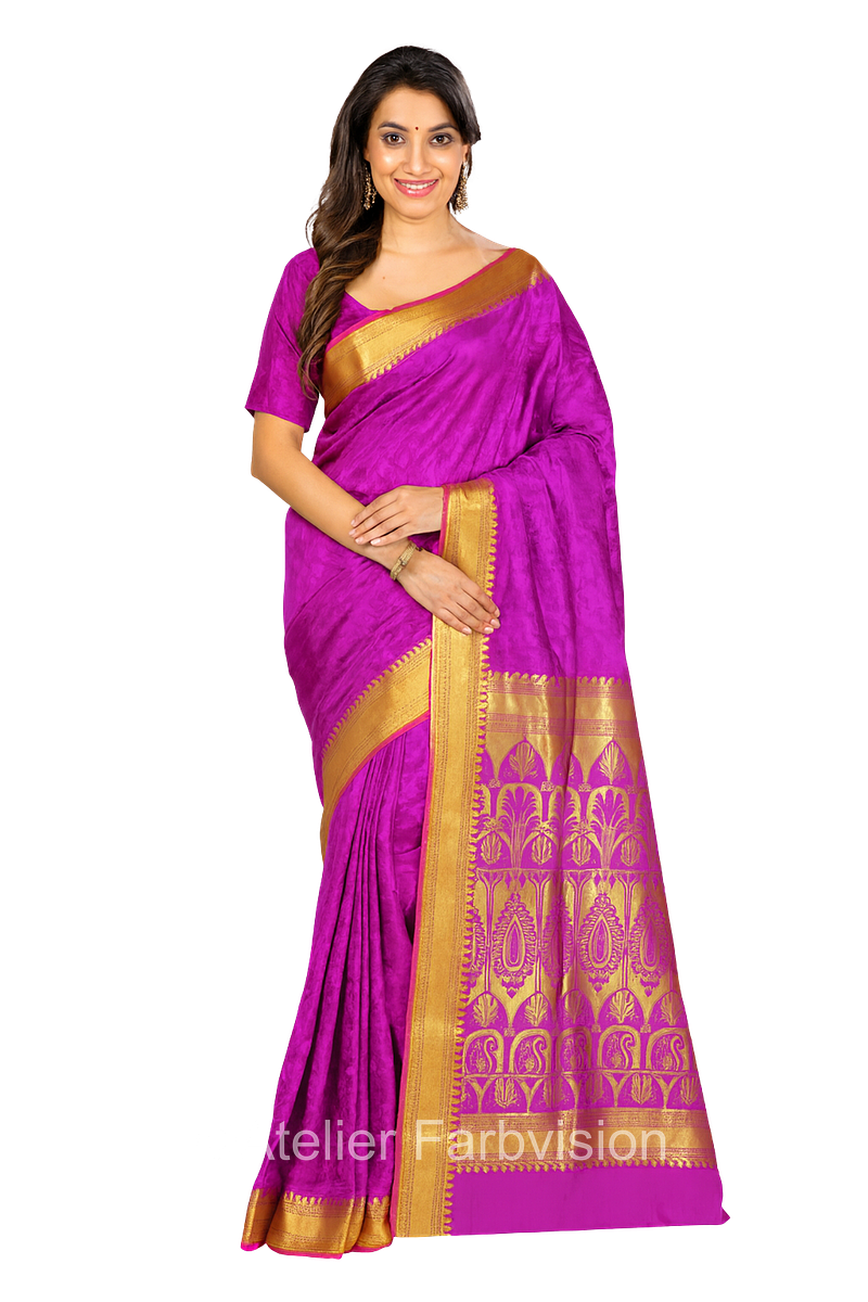 Sari Pink (Seide) - 1277