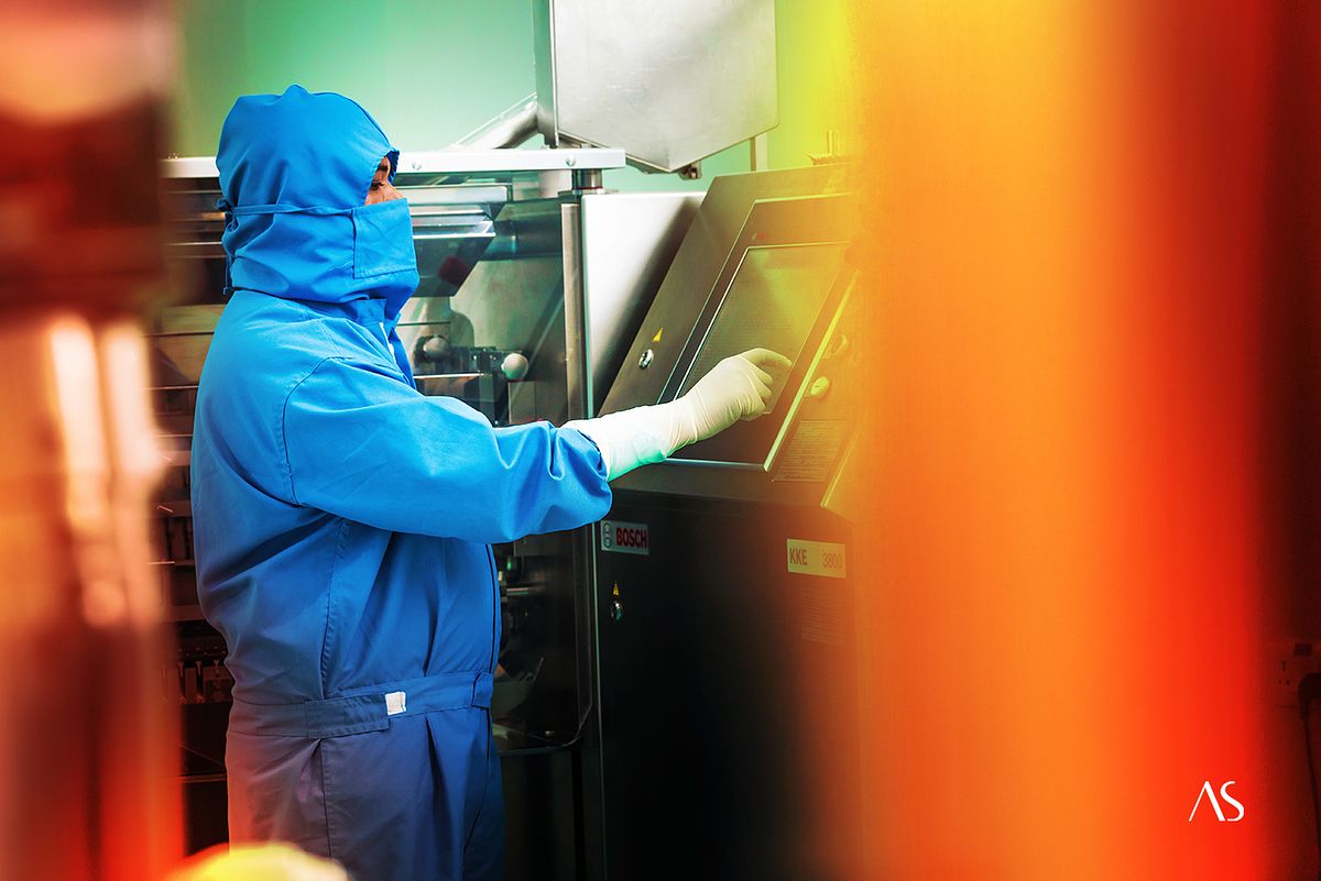Industrial Photography by Photographer Akkil Suvarna for Ajanta Pharma