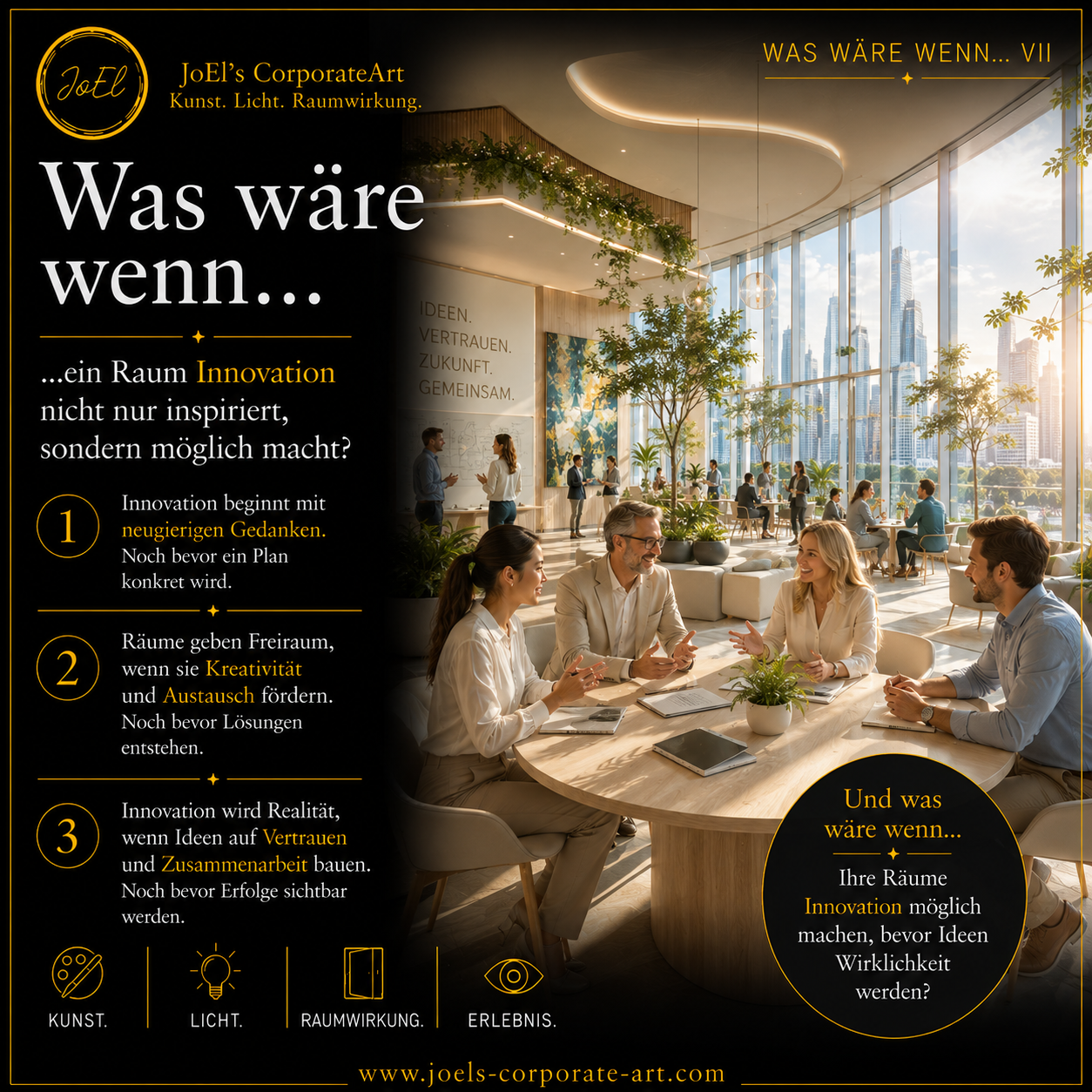 JoEl&rsquo;s CorporateArt | Digitale Kunst & Raumwirkung