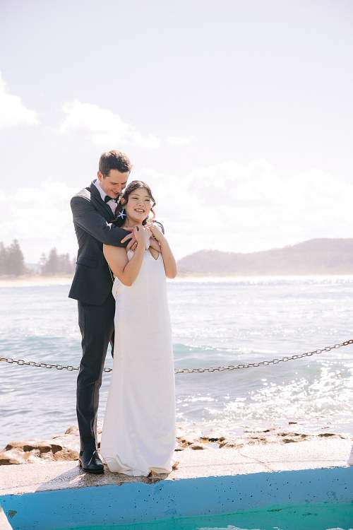 Wedding Photo at Palm Beach Whale Beach