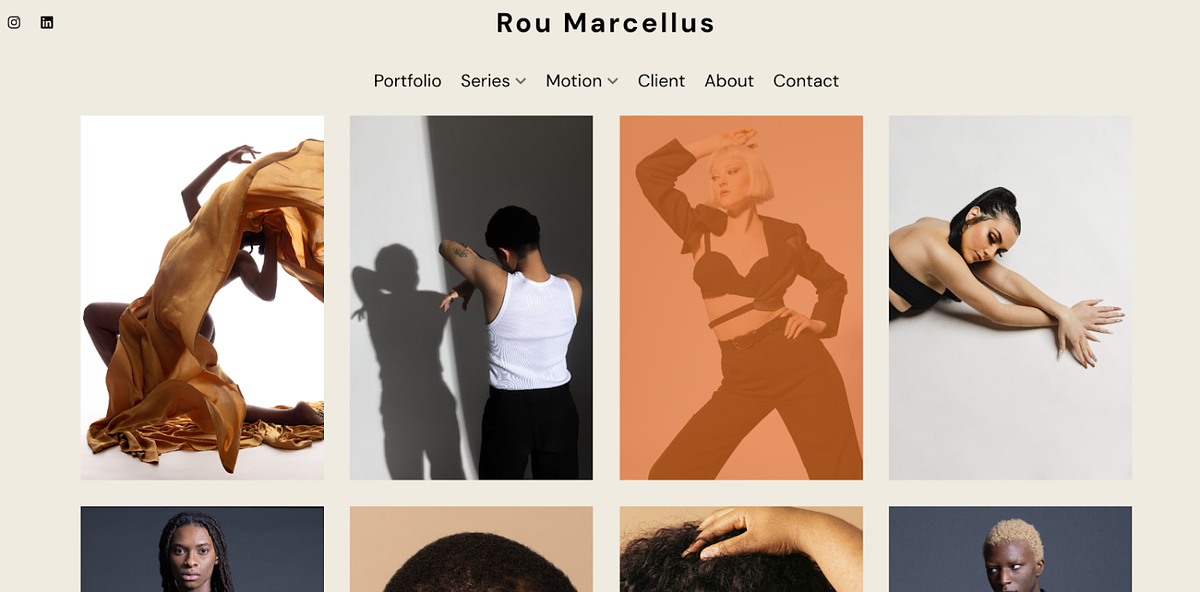 portfólio de design de moda de Rou Marcellus