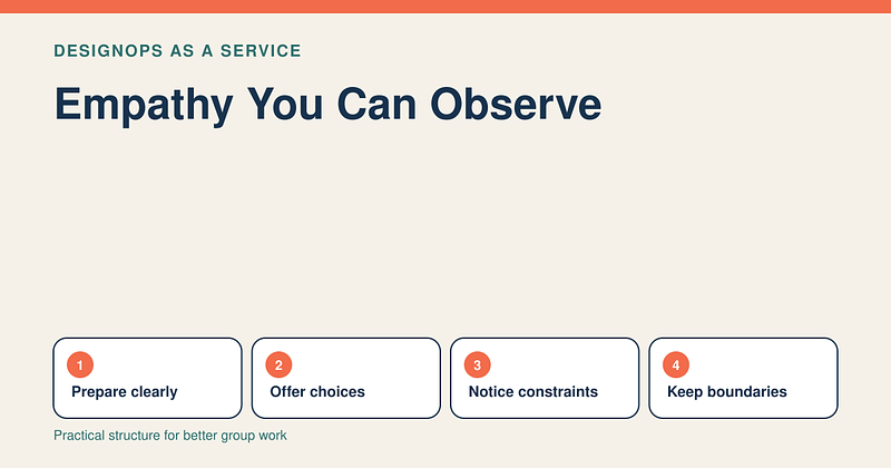 Empathy in Facilitation: Respect People and the Work