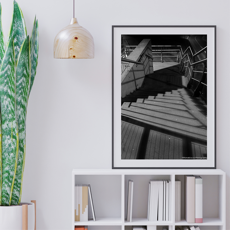 COLLECTION - URBAN GEOMETRY VERTICAL - "Going Down" - LIMITED EDITION 10 of 10