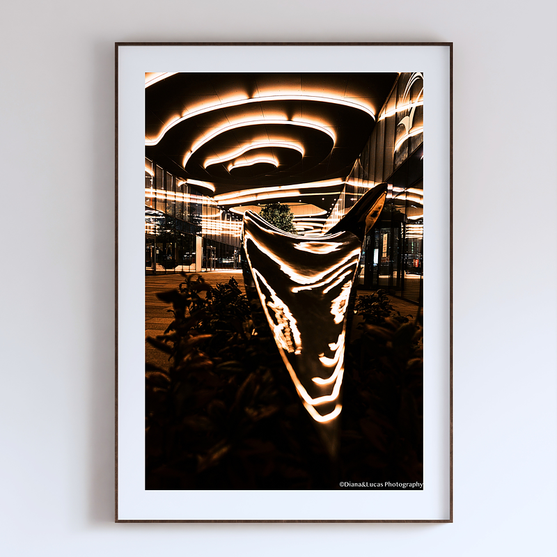 COLLECTION - URBAN GEOMETRY VERTICAL - "Under the Rings" - LIMITED EDITION 10 of 10