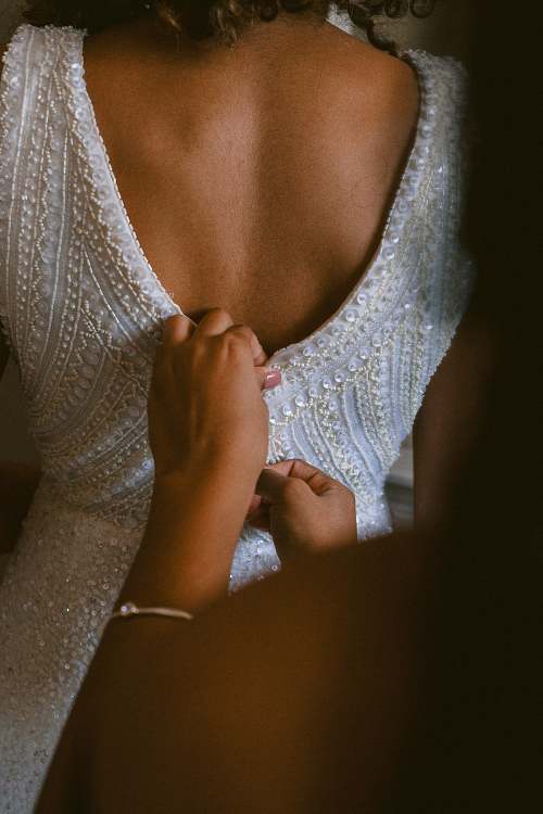 Bride Getting Ready
