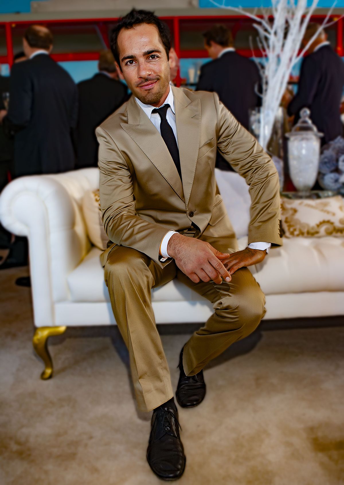 Portrait of Australian actor, Alex Dimitriades.