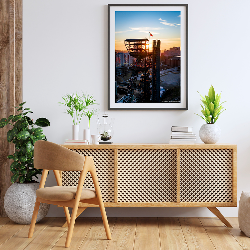 COLLECTION - FROM ABOVE VERTICAL - "Industry at Sunset" - LIMITED EDITION 10 of 10