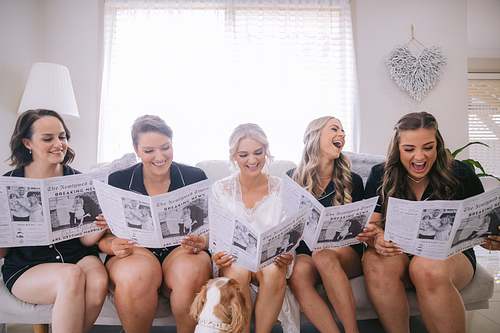Bride Getting Ready