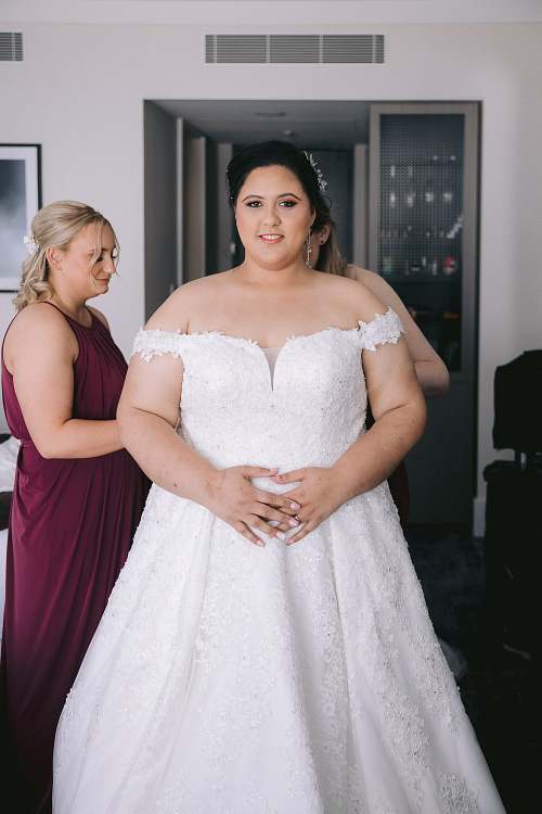 Bride Getting Ready