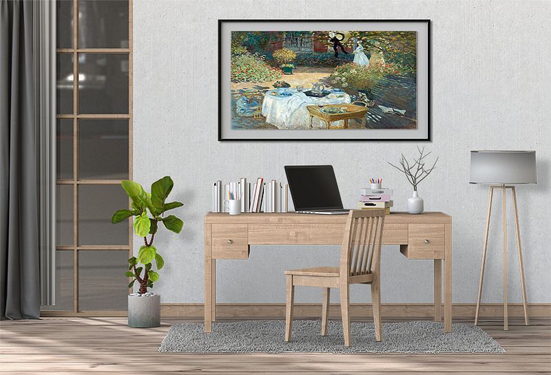 The Luncheon: A Peaceful Afternoon in the Garden by Claude Monet