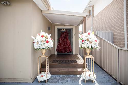 Bride Getting Ready