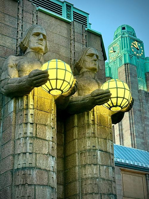 Helsinki Central Railway Station . Helsinki . Finland