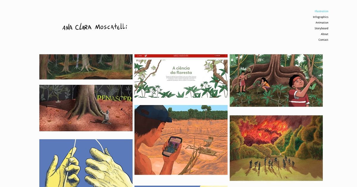 Ana Clara Moscatelli editorial news illustration portfolio