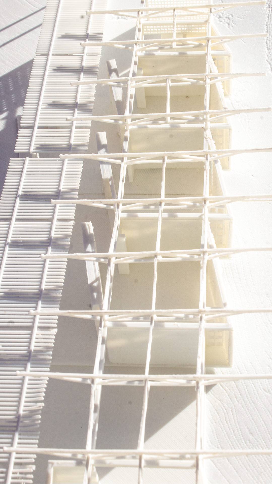 maqueta arquitectura vivienda sostenible volumetr&iacute;a proyecto Tanzania
