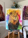 Leo colour fusion - This painting is exhibit in France