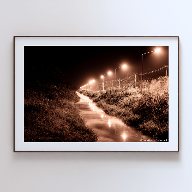 THE ONE - LINES & SHAPES - "Amber Night" - LIMITED EDITION 5 of 5