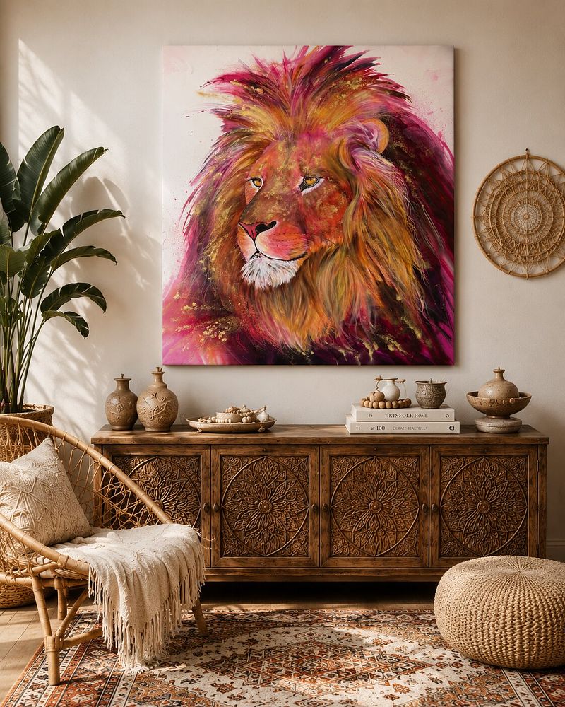 Walter pint lion - This painting is exhibit in France