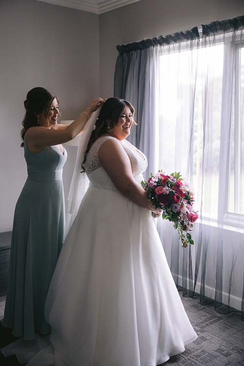 Bride Getting Ready