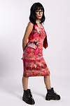 Ribbed Dress  -  Rosé Hour (Red)