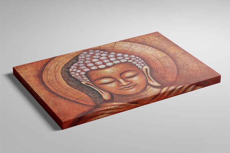 Inner Peace – Hand-Painted Buddha