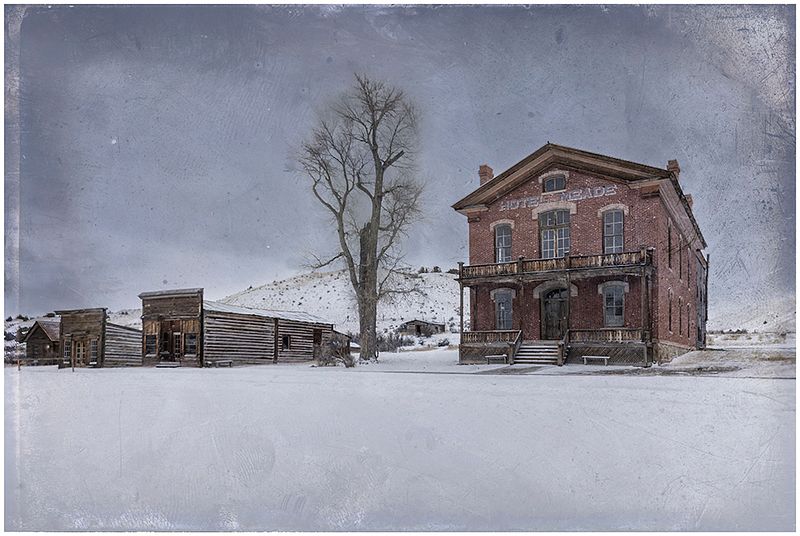 Bannack- MeadeHotel on Main - Winter