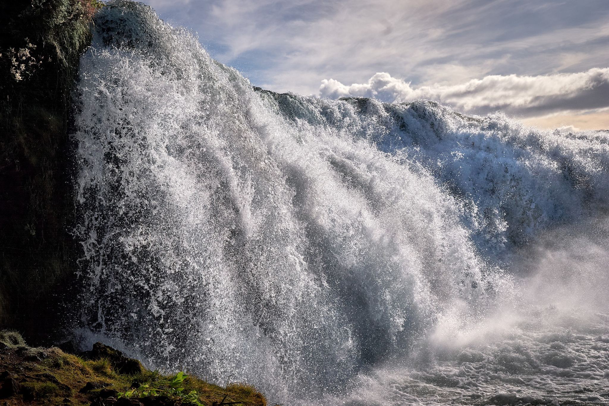 Thundering Faxafoss Waterfall - Fludir, Iceland