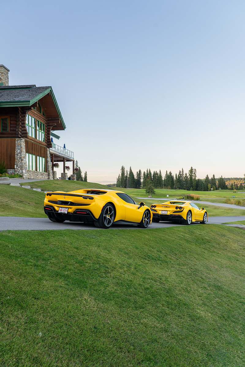 Yellow Ferraris for Bespoke Car Club
