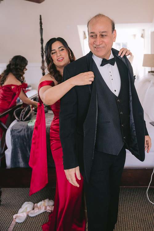 Bride Getting Ready