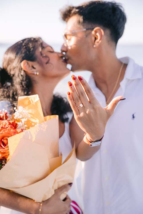 Engagement Portraits at Chinamans Beach Jervis Bay
