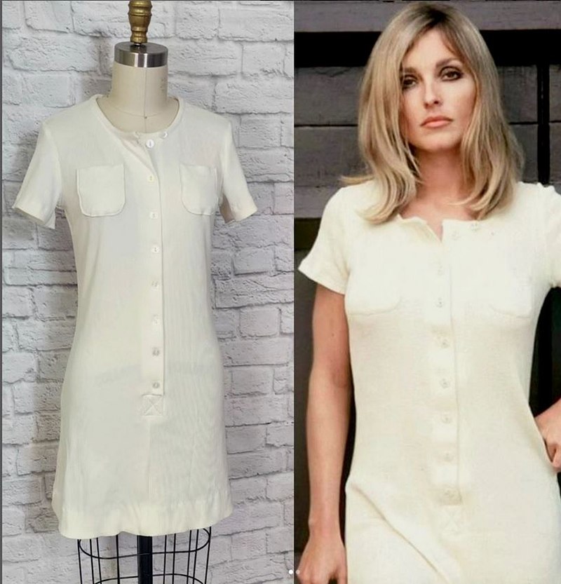 Sharons Knit Henley mini Dress