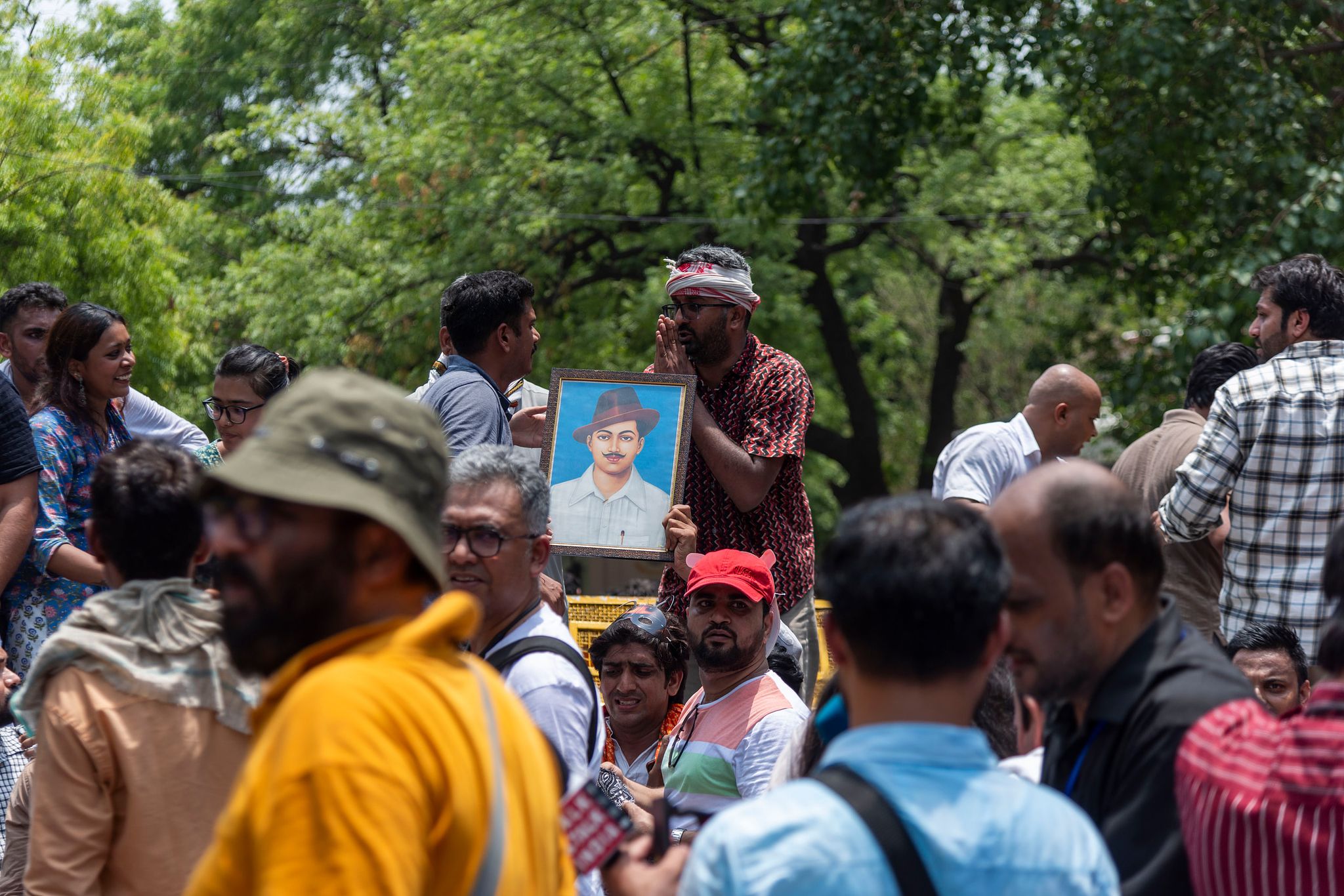Cockroach Janta Party (CJP) protest in Delhi