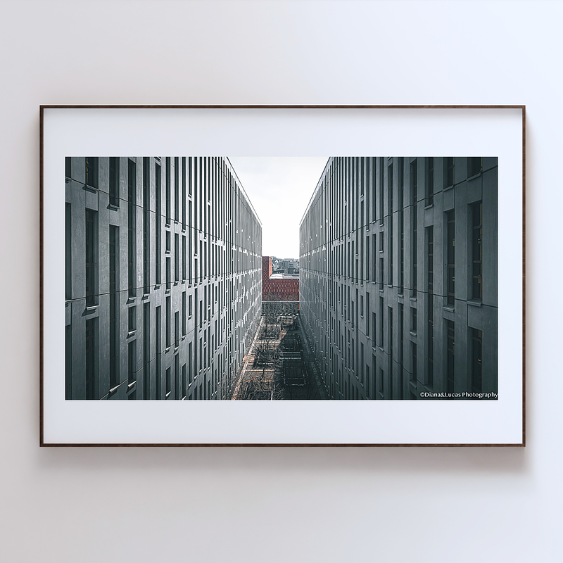 COLLECTION - URBAN GEOMETRY HORIZONTAL - "Urban Canyon" - LIMITED EDITION 10 of 10