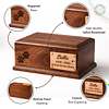 Personalized Wood Pet Urn Box