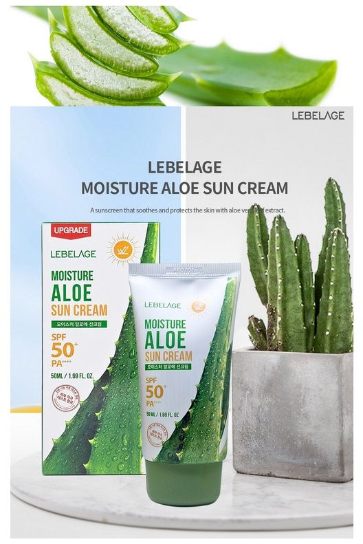 LEBELAGE - Moisture Aloe Sun Cream SPF 50+++