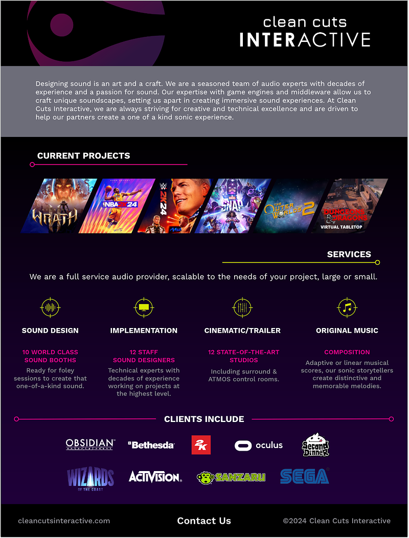 CCI Onesheet