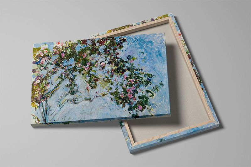 The Roses by Claude Monet