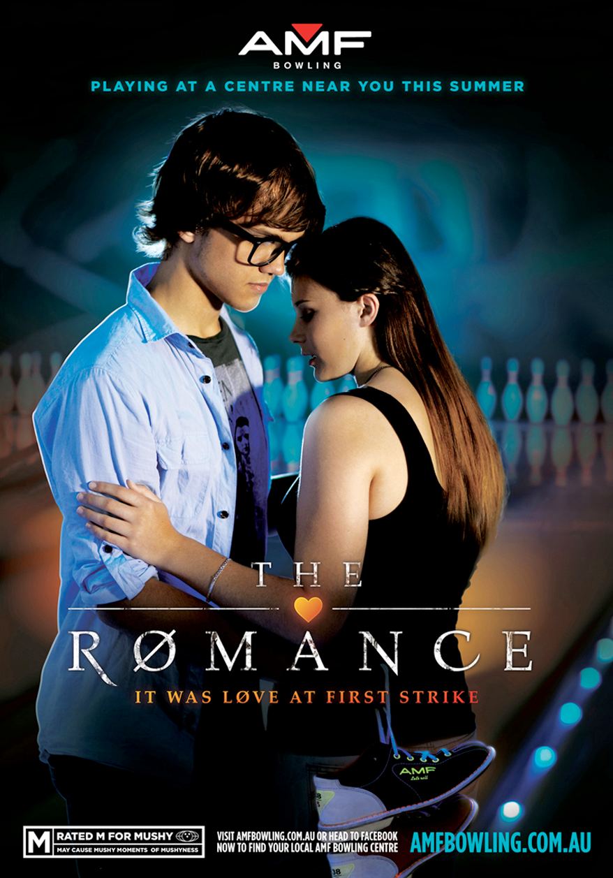 A young couple find romance at the bowling alley for AMF