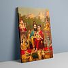 Mahadev Parvati – A Divine Family Portrait by Raja Ravi Varma