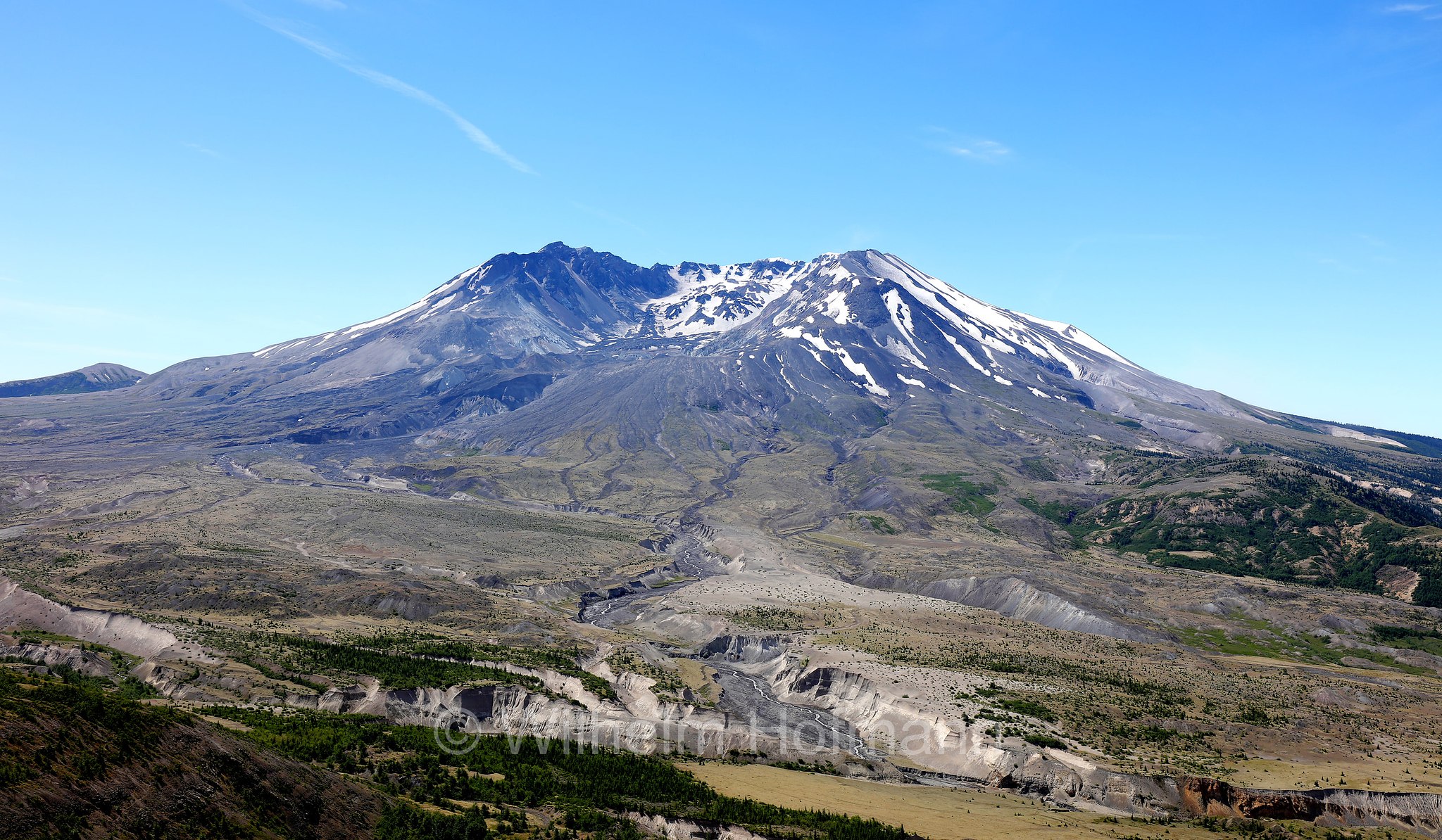 Mount Saint Helens National Volcanic Monument, Mount St. Helens, Monte Saint Helens, Monte Sant'Elena, Loowit Viewpoint, Washington, USA