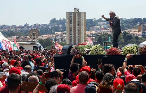 Pro-Lula Demonstration On Labour Day