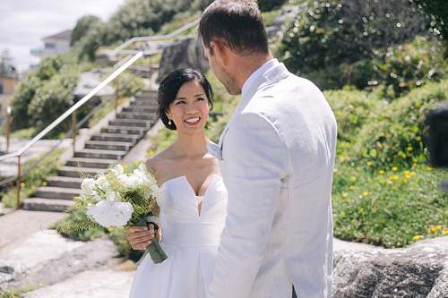 Bridal Portraits at Queenscliff, Manly