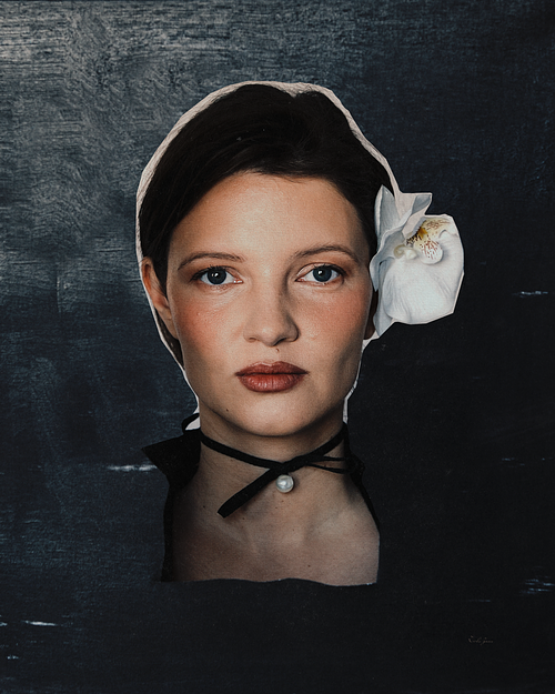 Fashion editorial showcasing structured tailoring and cinematic styling