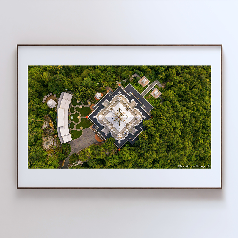 THE ONE - AERIAL PRINTS - "White Roof" - LIMITED EDITION 5 of 5